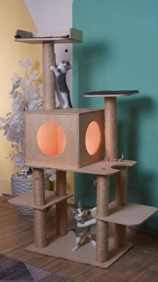 Large Cat Tree House
