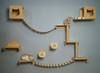 CAT climbing wall , CAT wall shelves, Cat Playground including stairs