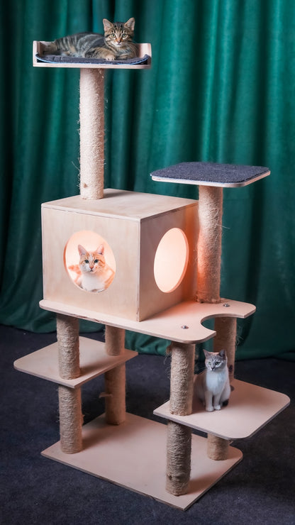 Large Cat Tree House