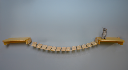 CAT climbing wall , CAT wall shelves, Cat Playground including stairs