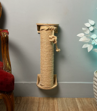 Cat scratcher wall mount