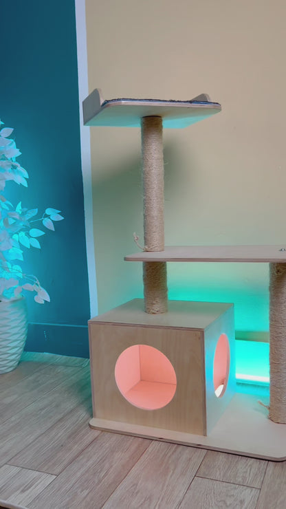 Small Cat Tree house