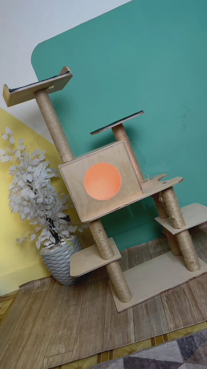 Large Cat Tree House